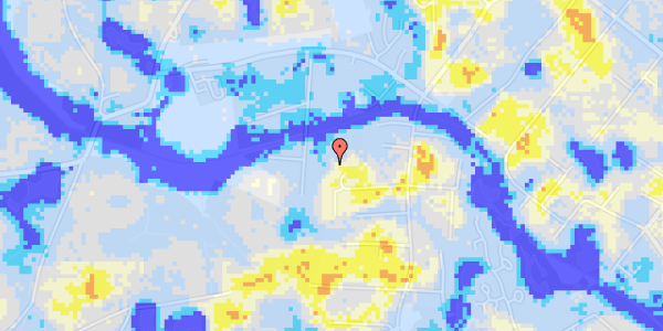 Ekstrem regn på Elme Alle 30