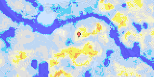 Ekstrem regn på Elme Alle 31