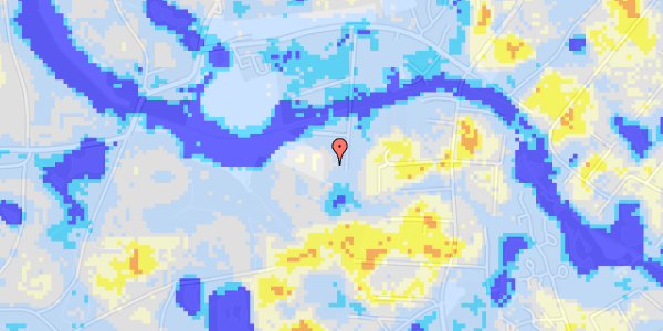 Ekstrem regn på Elmekrogen 14