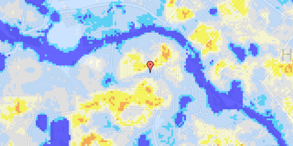 Ekstrem regn på Gran Alle 6