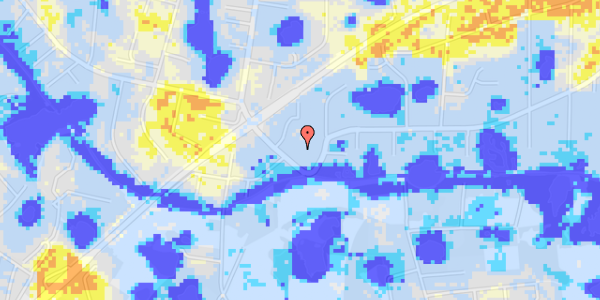 Ekstrem regn på Ny Hjortespringvej 3