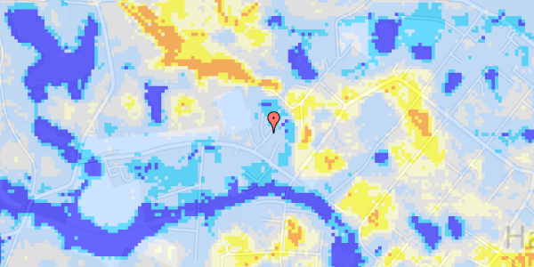 Ekstrem regn på Ravnehusparken 21