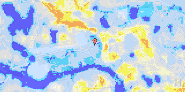 Ekstrem regn på Ravnehusparken 22