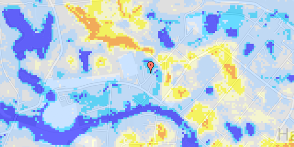 Ekstrem regn på Ravnehusparken 24