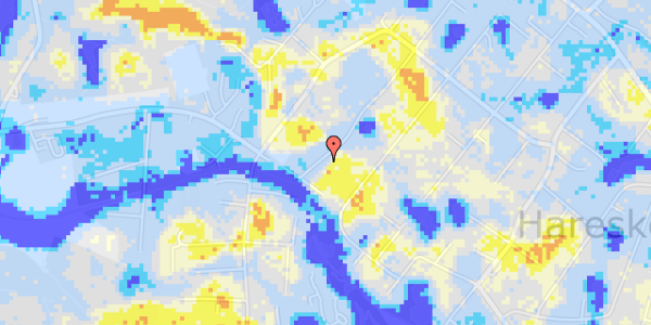 Ekstrem regn på Skandrups Alle 57B