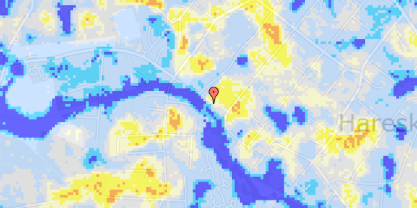 Ekstrem regn på Skandrups Alle 65