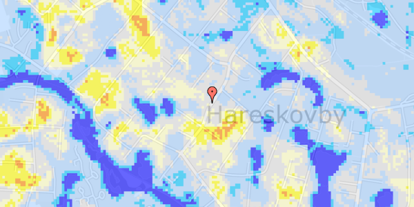 Ekstrem regn på Skovmose Alle 40