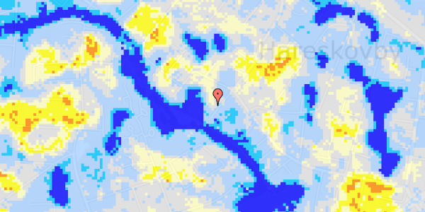 Ekstrem regn på Skovmose Alle 62