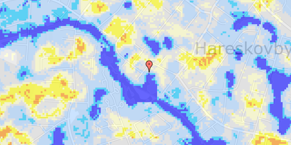 Ekstrem regn på Tibberup Alle 8