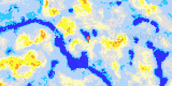 Ekstrem regn på Tibberup Alle 9