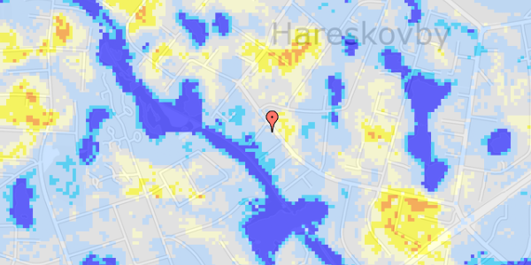 Ekstrem regn på Tibberup Alle 40