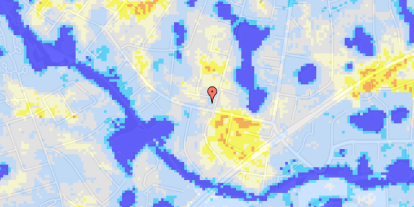 Ekstrem regn på Tibberup Alle 61