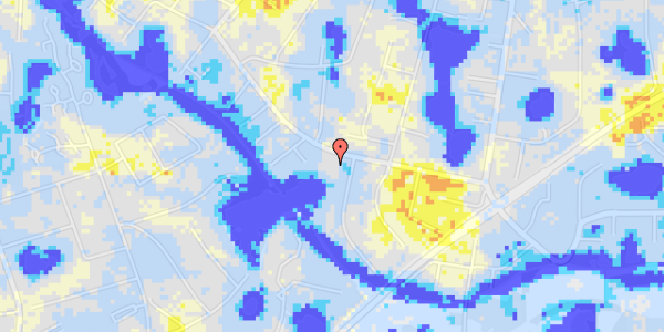 Ekstrem regn på Tibberup Alle 80