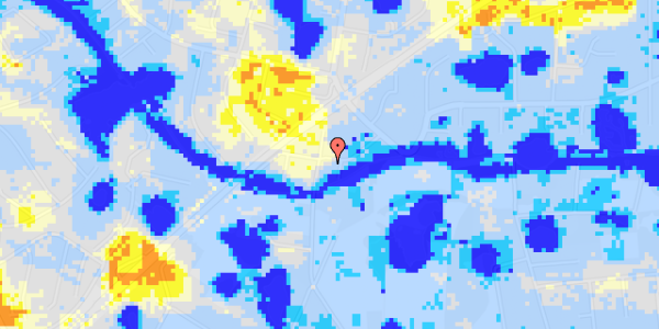 Ekstrem regn på Tibbevangen 80C