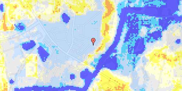 Ekstrem regn på Bakketoppen 43