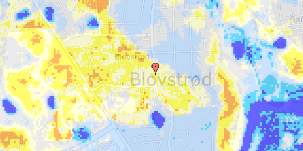 Ekstrem regn på Byparken 16