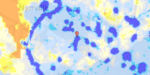 Ekstrem regn på Bøgevangen 32B