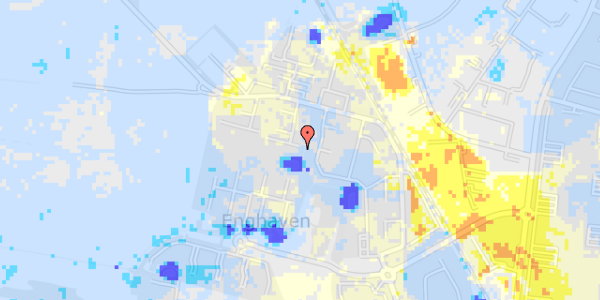 Ekstrem regn på Conferencevej 9