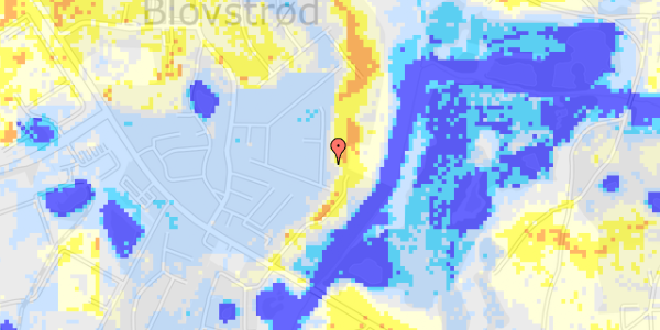 Ekstrem regn på Drabæksvej 6