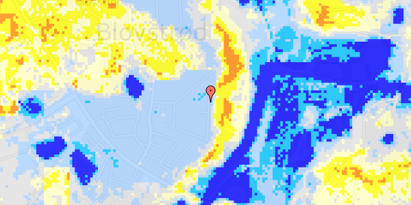 Ekstrem regn på Drabæksvej 11