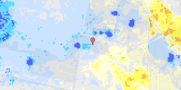 Ekstrem regn på Enghave Park 14