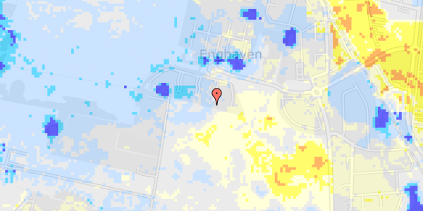 Ekstrem regn på Enghave Park 43