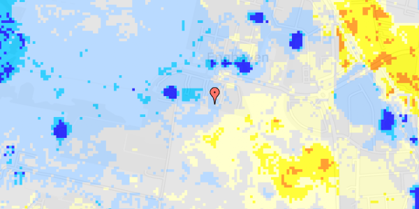 Ekstrem regn på Enghave Park 46