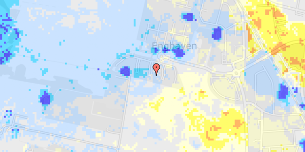 Ekstrem regn på Enghave Park 52