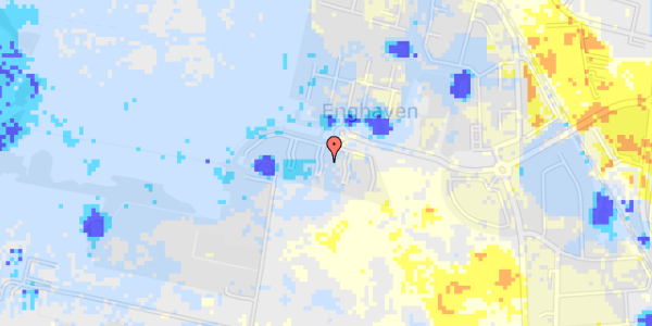 Ekstrem regn på Enghave Park 62