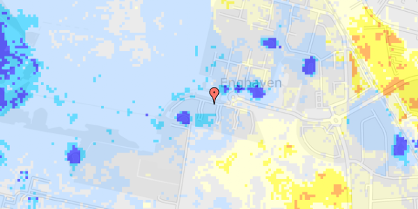 Ekstrem regn på Enghave Park 78