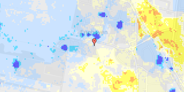 Ekstrem regn på Enghave Park 87