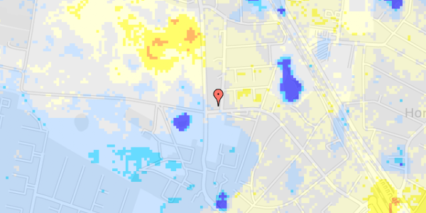 Ekstrem regn på Frederiksborgvej 72