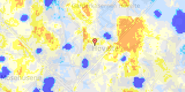 Ekstrem regn på Hesselgårdsvej 33