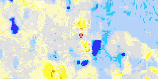 Ekstrem regn på Horsemosevej 3A