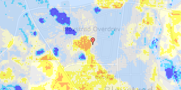 Ekstrem regn på Hvedevænget 9