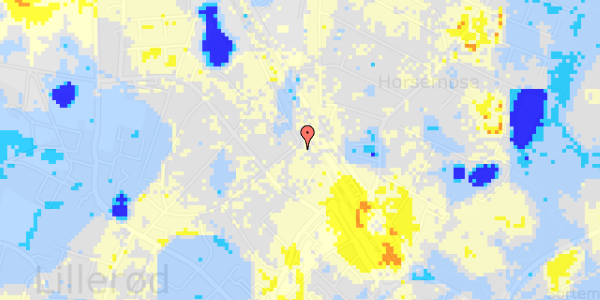 Ekstrem regn på Kastaniealle 10