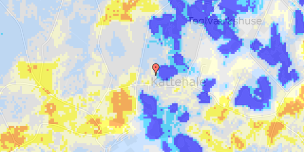 Ekstrem regn på Kattehalevej 30B