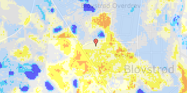 Ekstrem regn på Ll Blovstrødvej 9