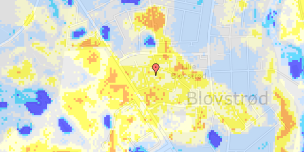 Ekstrem regn på Ll Blovstrødvej 12A