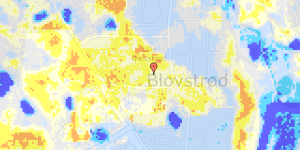 Ekstrem regn på Ll Blovstrødvej 32