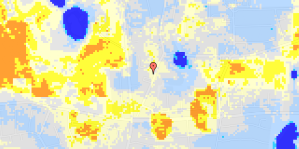 Ekstrem regn på Lynge Bygade 23A