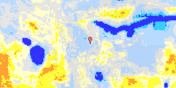 Ekstrem regn på Lynge Bygade 55