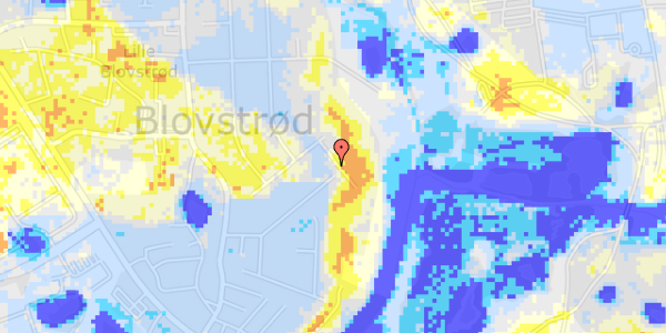 Ekstrem regn på Læhegnet 4