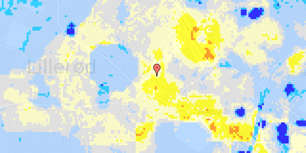 Ekstrem regn på M D Madsensvej 16, 1. 5