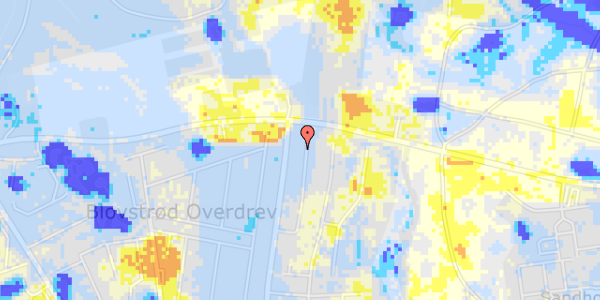 Ekstrem regn på Pilegårdsvej 21