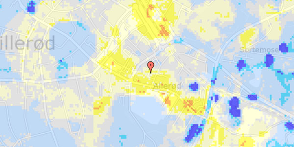 Ekstrem regn på Prins Valdemars Alle 22, 1. 8