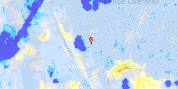 Ekstrem regn på Søengen 44