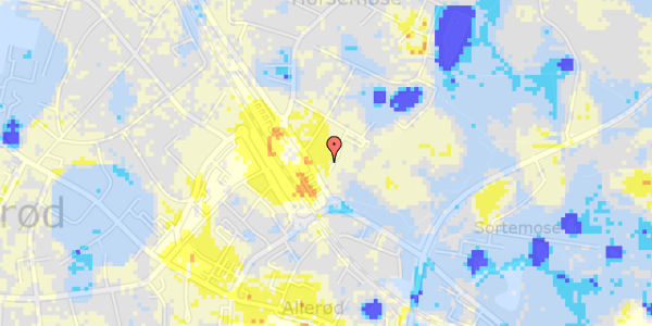 Ekstrem regn på Tjørnevej 18, 1. th