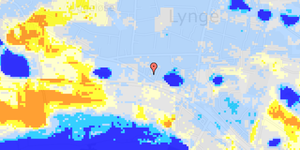 Ekstrem regn på Uggeløse Bygade 24