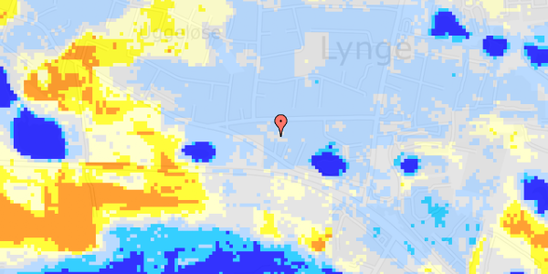 Ekstrem regn på Uggeløse Bygade 32